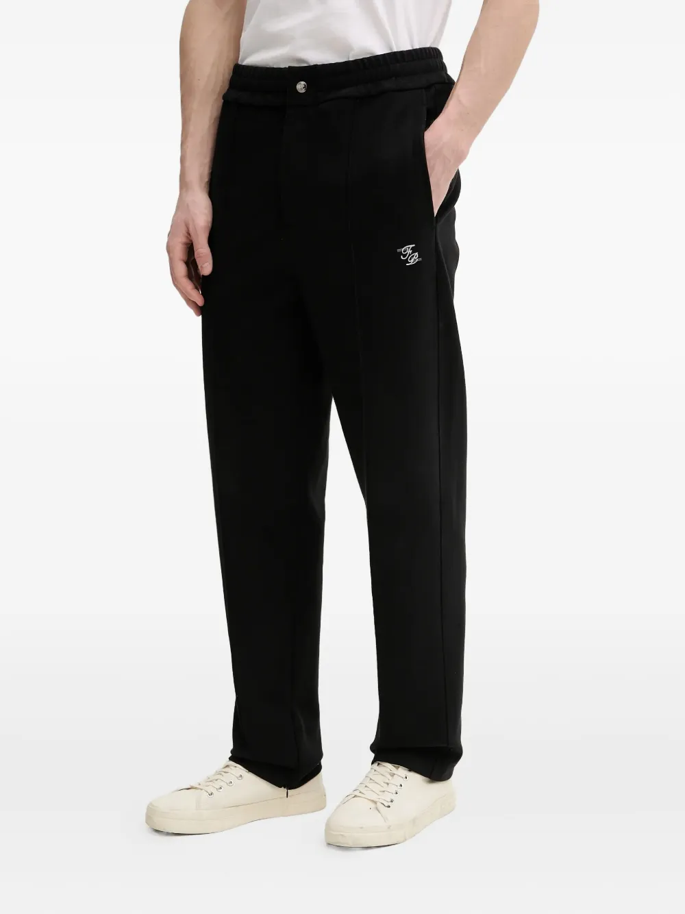 

Брюки с вышитым логотипом Filling Pieces, черный
