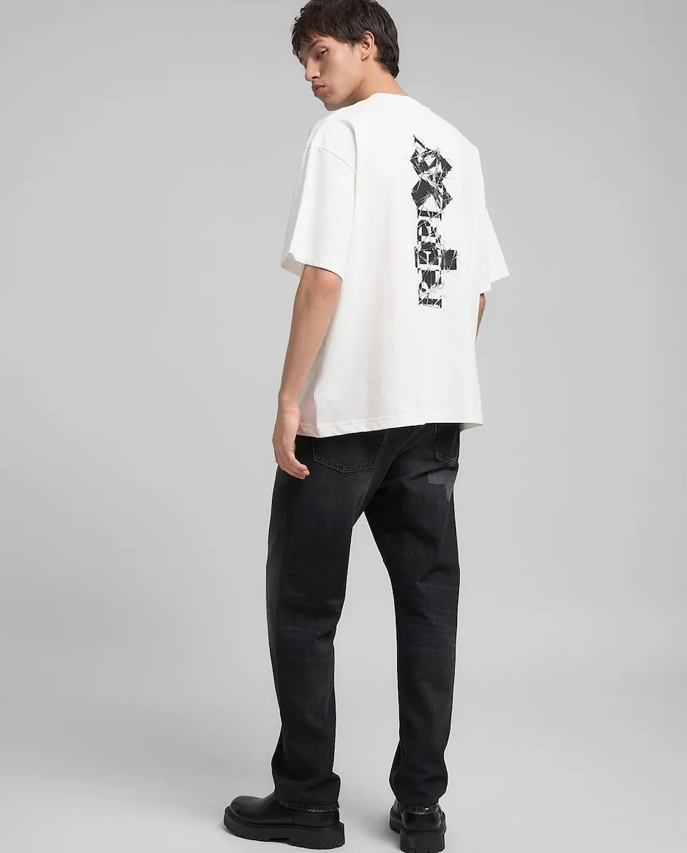 

Футболка для мужчин с коротким рукавом и круглым вырезом Replay, белый