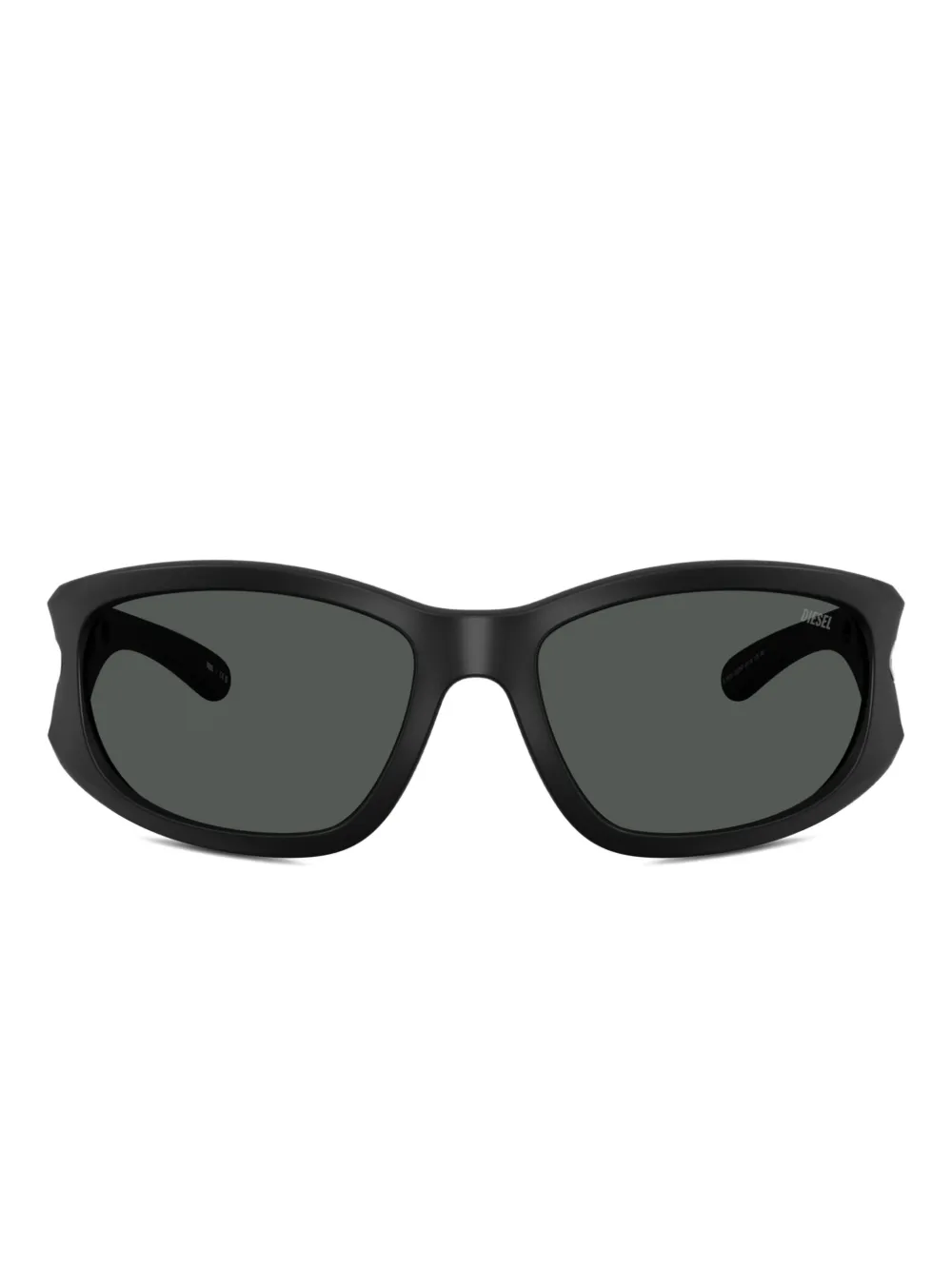 

Солнцезащитные очки в прямоугольной оправе Diesel, черный