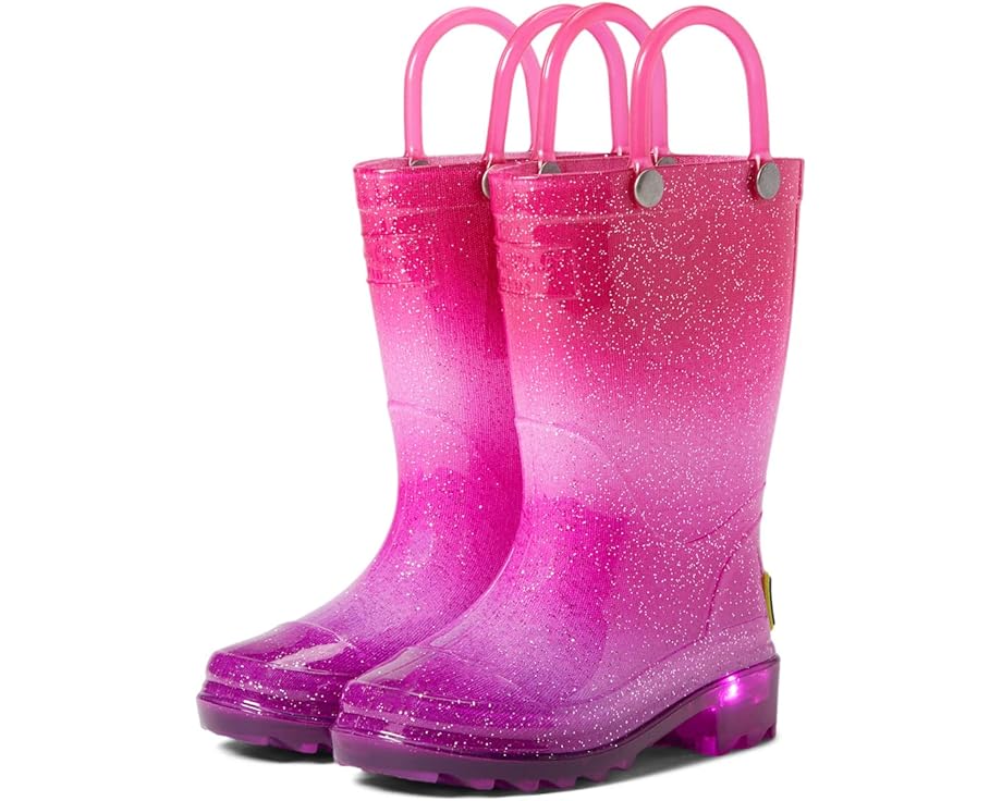 

Ботинки Western Chief Ombre Glitter Lighted Rain Boot, розовый