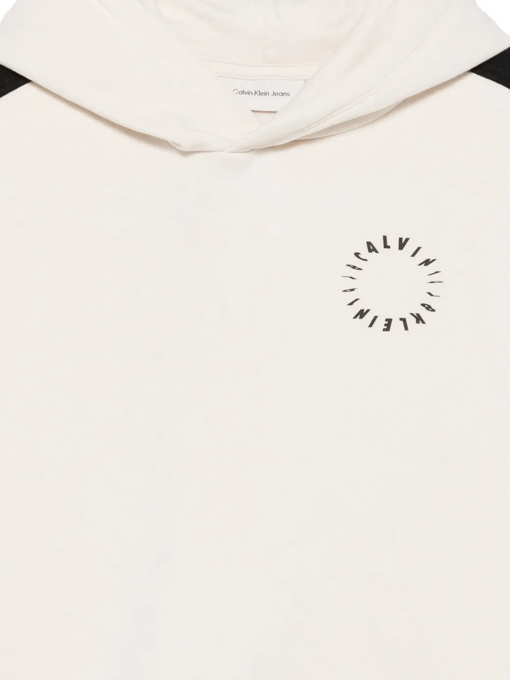 Худи в стиле колор-блок Calvin Klein Kids, нейтральный — фото 3