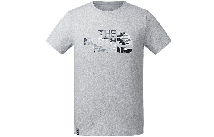 

Футболка мужская серая The North Face, серый