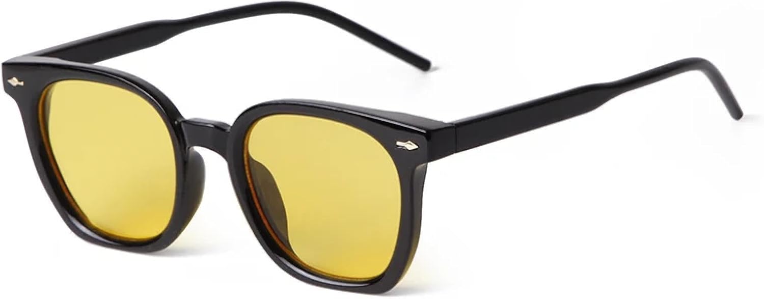 

Солнцезащитные очки с защитой от УФ-излучения UV400 | Оправа Rivet Tortoiseshell, маленькая, синие линзы | Для женщин и мужчин, для занятий спортом на открытом воздухе и вождения DSVIGF, 01