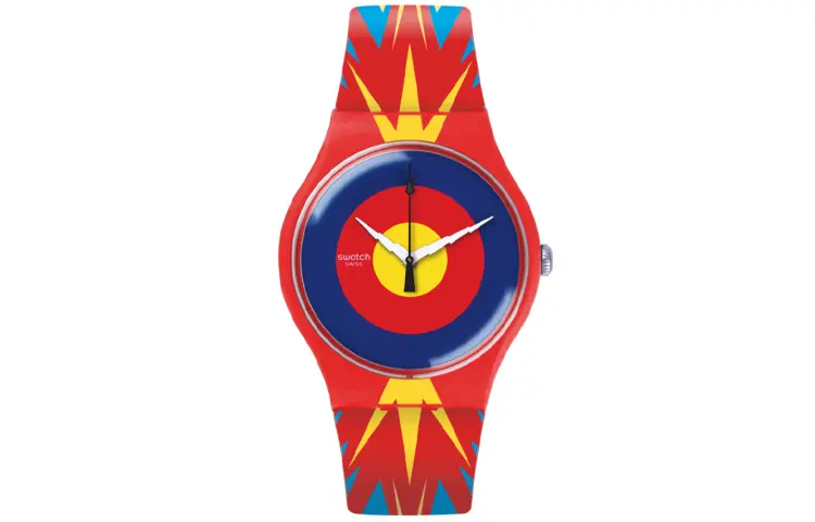 

Унисекс синие часы SUOZ220 SWATCH