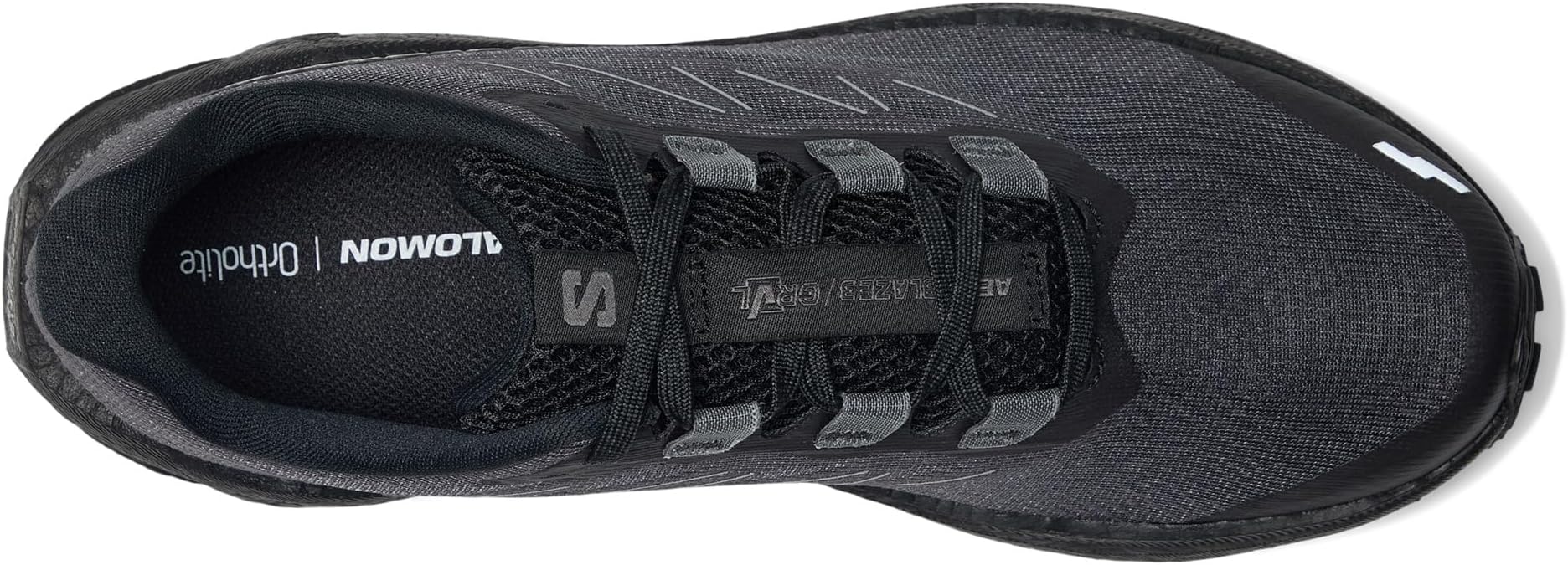 Кроссовки Salomon Aero Blaze 3 GRVL, цвет Phantom/Black/Black — фото 2