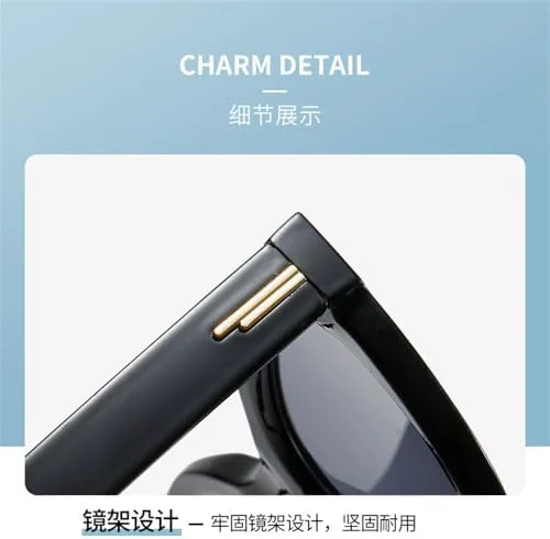 

Солнцезащитные очки Rivet Round для женщин 2027 года, с градиентными линзами, в стиле ретро, ​​акриловые, для мужчин, с защитой от УФ-излучения UV400 MTZJH, C2