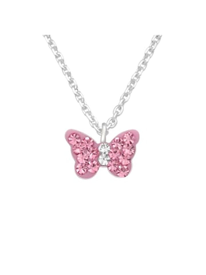 

Alexander York Подвеска в виде розовой бабочки из серебра 925 пробы, комплект из двух серебряных элементов