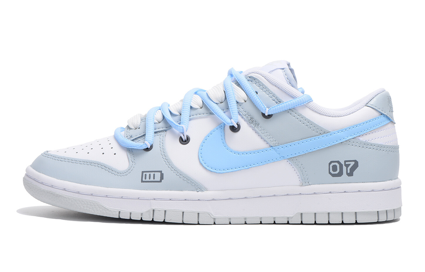 

Кроссовки Nike Dunk Skateboard Shoes Men Low-Top Gray Blue