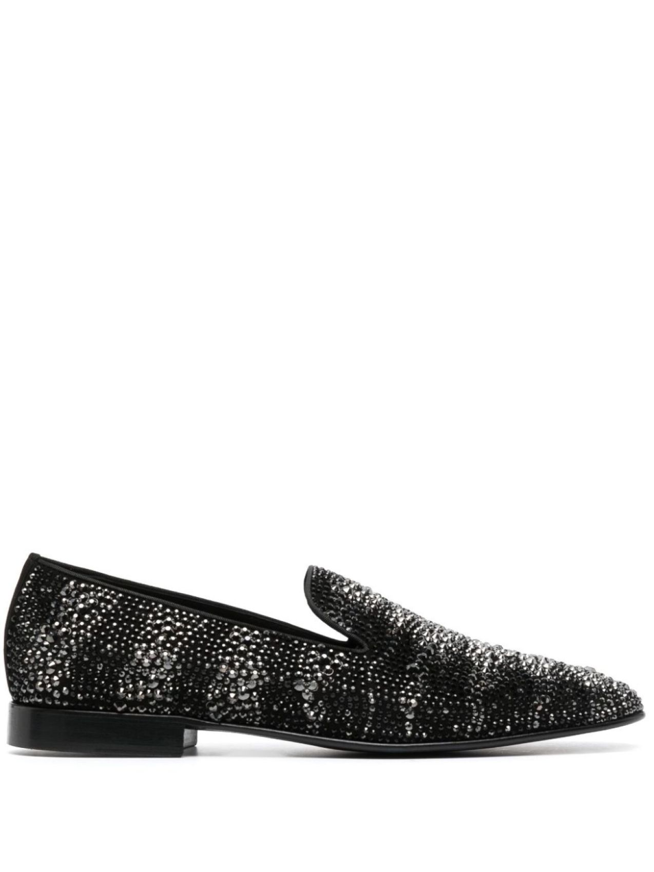 

Roberto Cavalli лоферы с кристаллами, черный