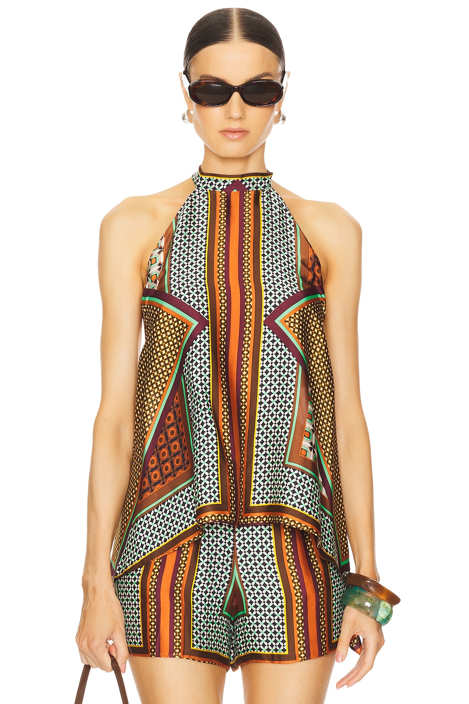 

Ора топ Misa Los Angeles, цвет positano scarf
