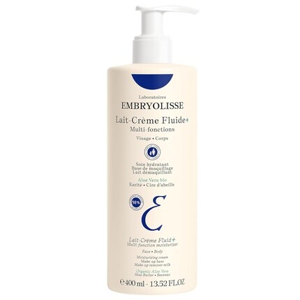 

Embryolisse Lait Creme Жидкий крем для лица и тела Легкий увлажняющий крем с маслом ши и алоэ вера, 13,52 жидких унций