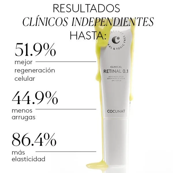 Гель для умывания Cocunat — Для лица Night Serum Clinical Retinal, 30 мл — фото 2