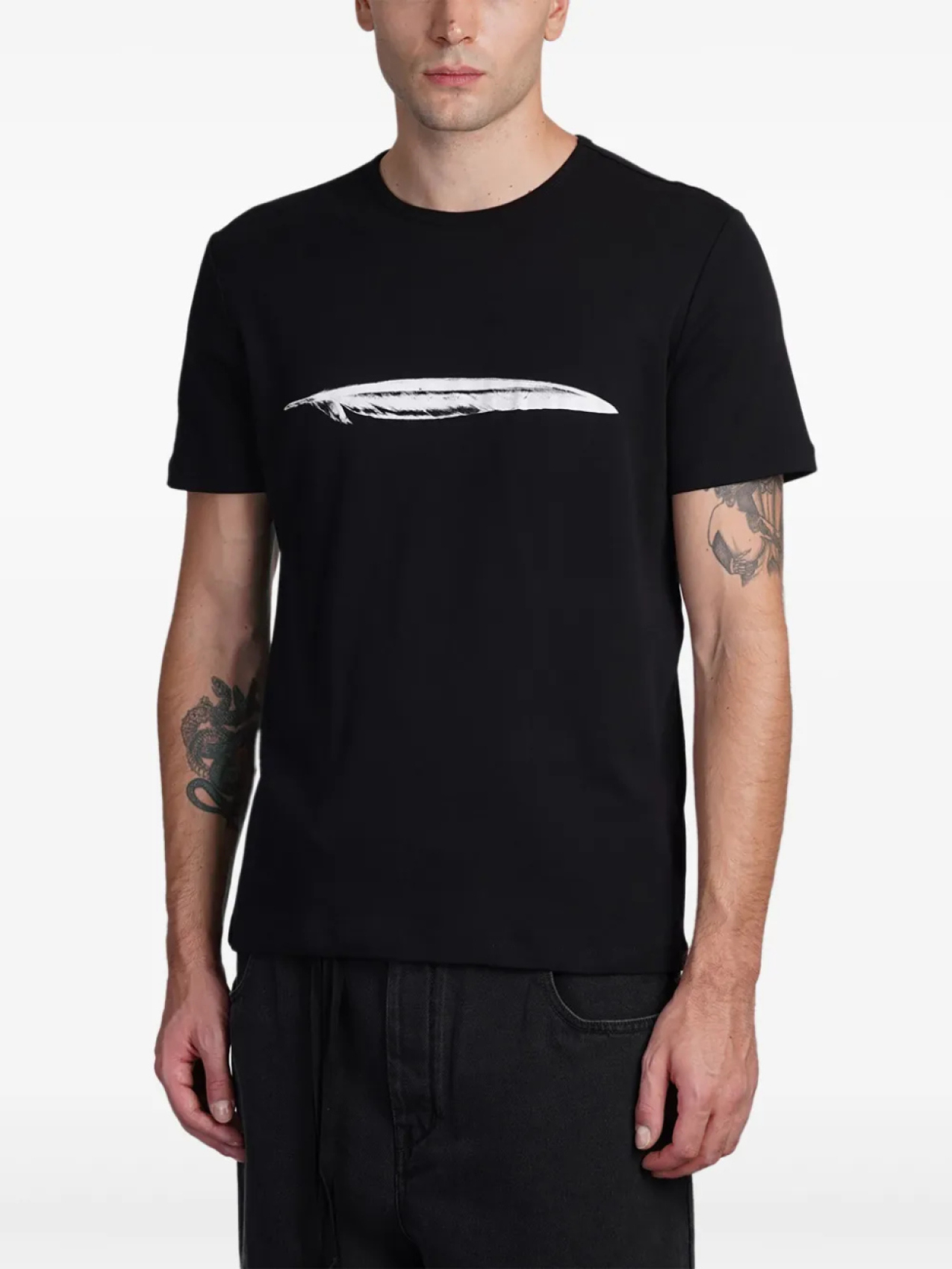 

Хлопковая футболка Ann Demeulemeester, черный