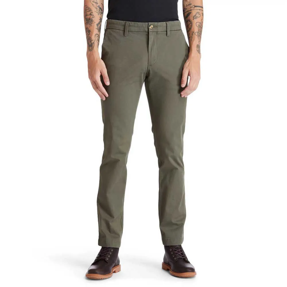 

Брюки чинос Timberland Sargent Lake Stretch Twill Slim, зеленый