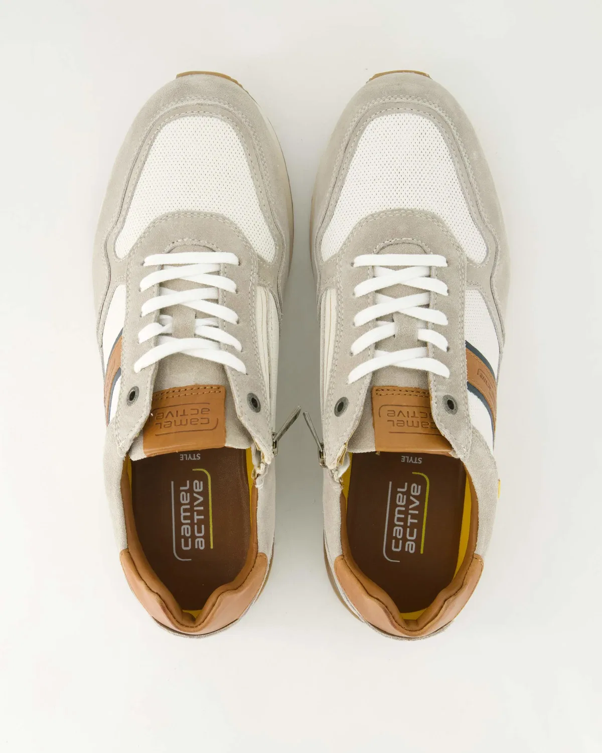 Schnürschuhe Veloursleder Camel Active, бежевый — фото 4