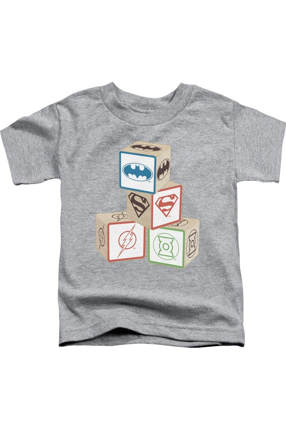 

Футболка с коротким рукавом для малышей Justice League of America Baby Block Gildan, Athletic Heather