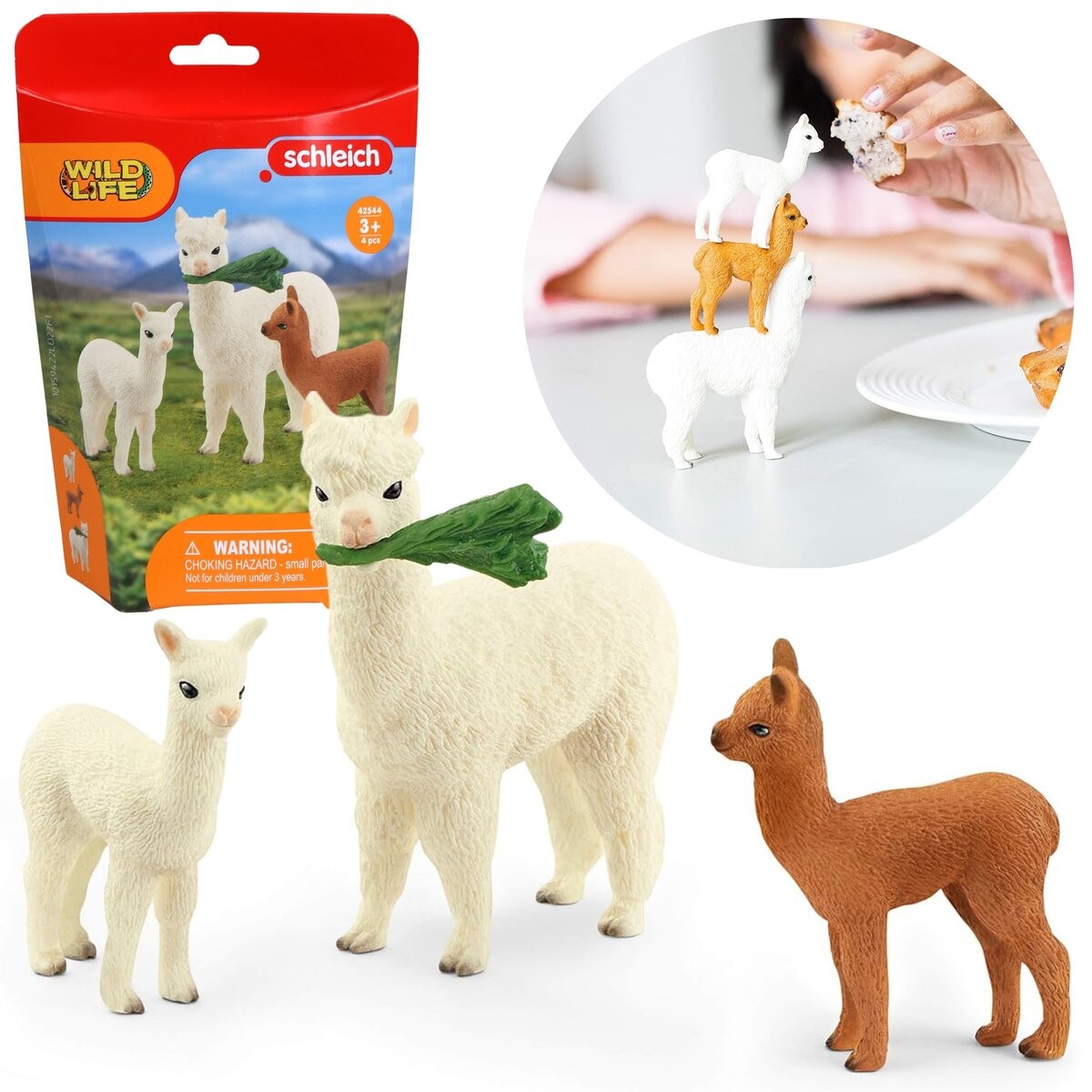 

SLH42544 Schleich Wild Life - Семья альпака, фигурки для детей 3+