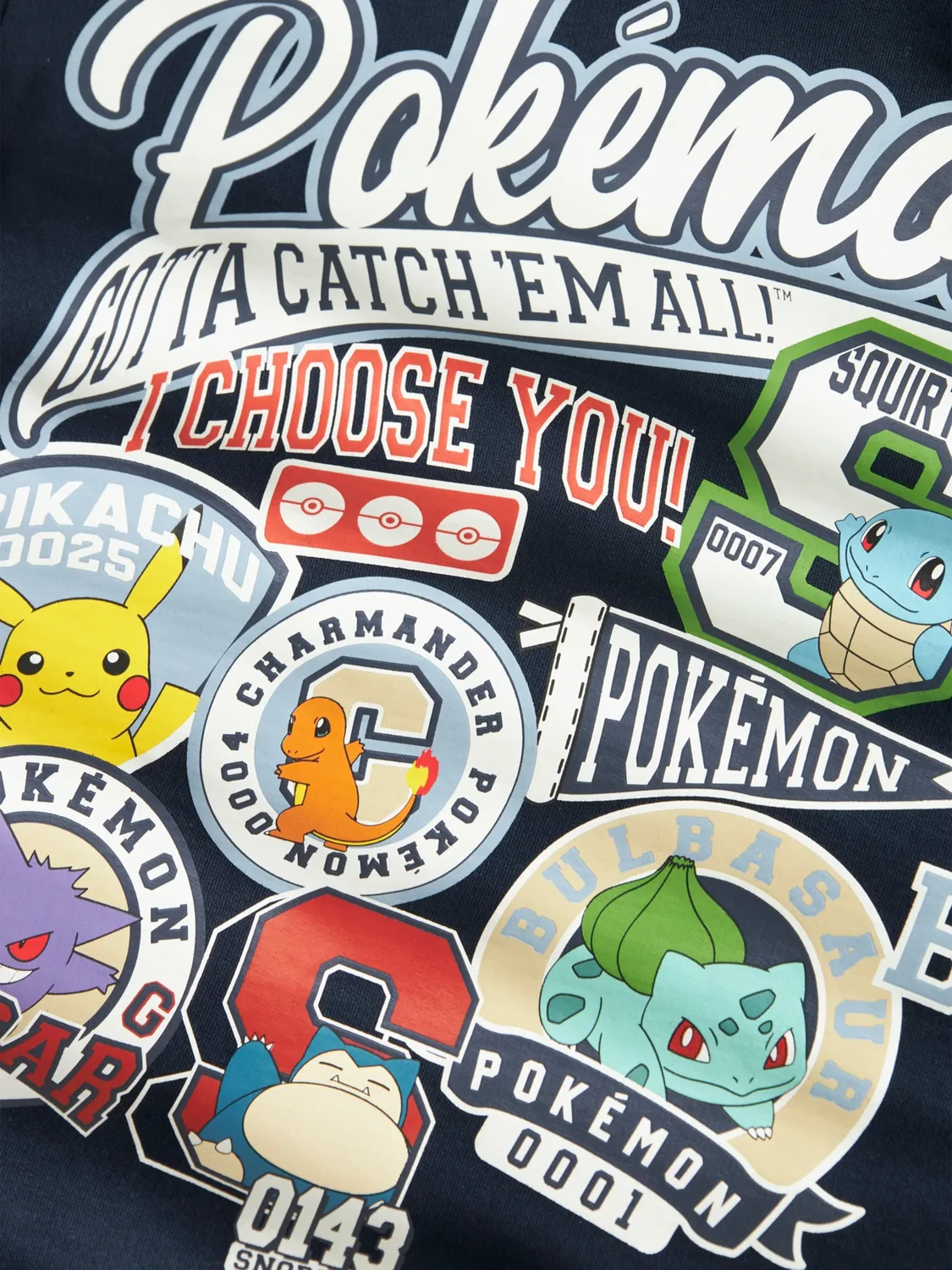 Толстовка Name It с надписью NKMJIM POKEMON в темно-синем цвете — фото 3