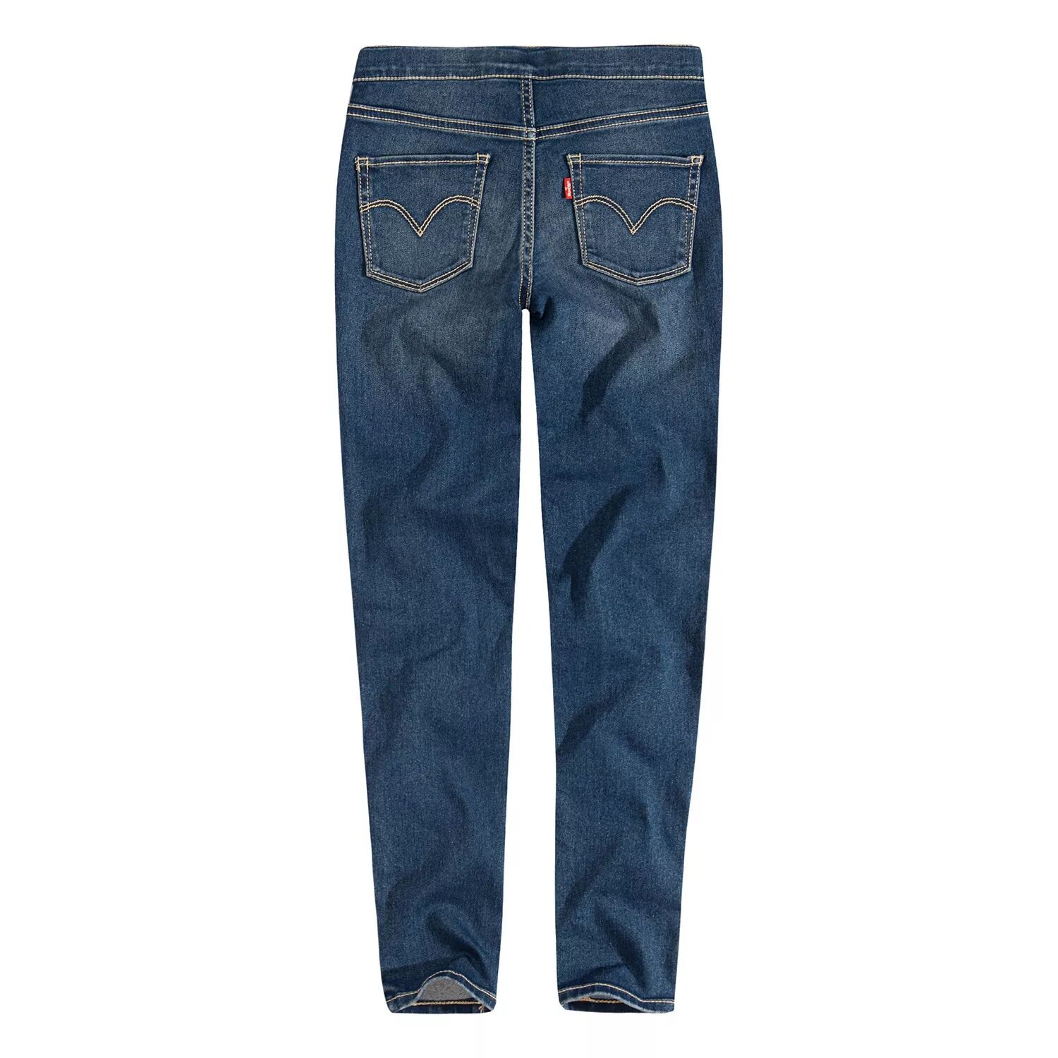 Джеггинсы без застежки для девочек 7–16 лет Levi's Levi's, черный — фото 3
