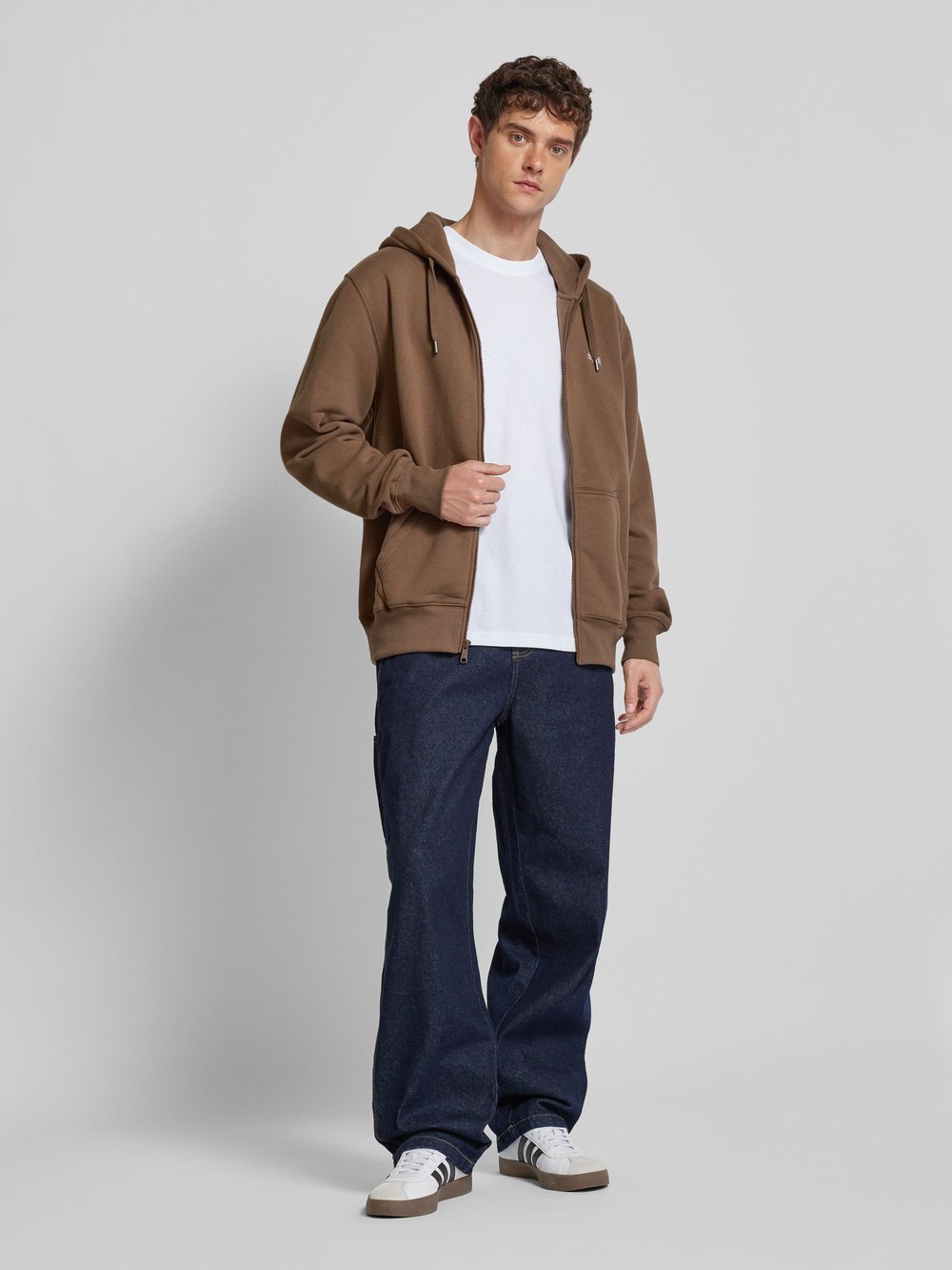 

Толстовка прямого кроя из хлопковой смеси Dickies, темно-коричневый