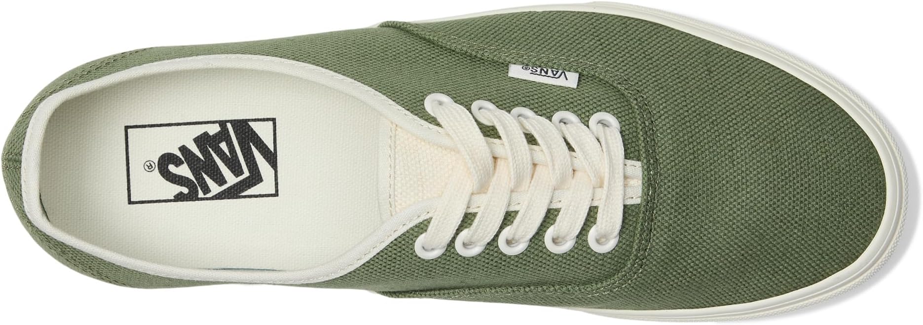 Кроссовки Vans Authentic, цвет Linen Loden Green — фото 2