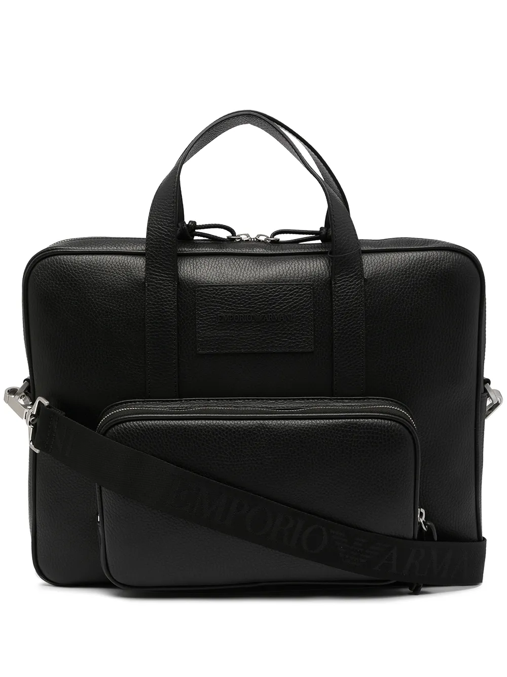 

Портфель с нашивкой-логотипом EMPORIO ARMANI, черный