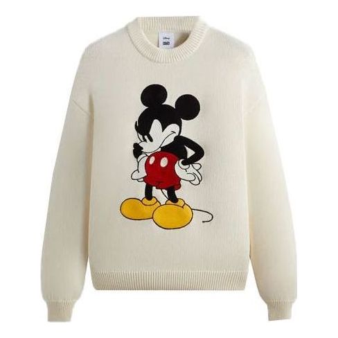 

Свитер KITH x Disney Mickey & Friends Mickey Crewneck Sweater 'Sandrift', бежевый