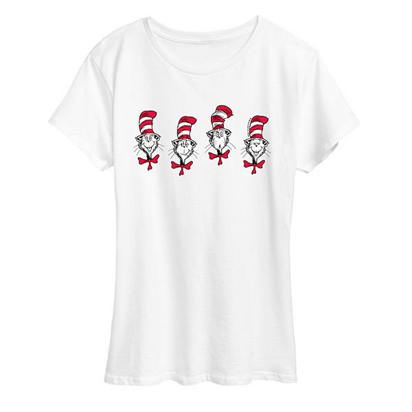 

Женская футболка с принтом "Кот в шляпе" Dr. Seuss, White, Белый, Женская футболка с принтом "Кот в шляпе" Dr. Seuss, White