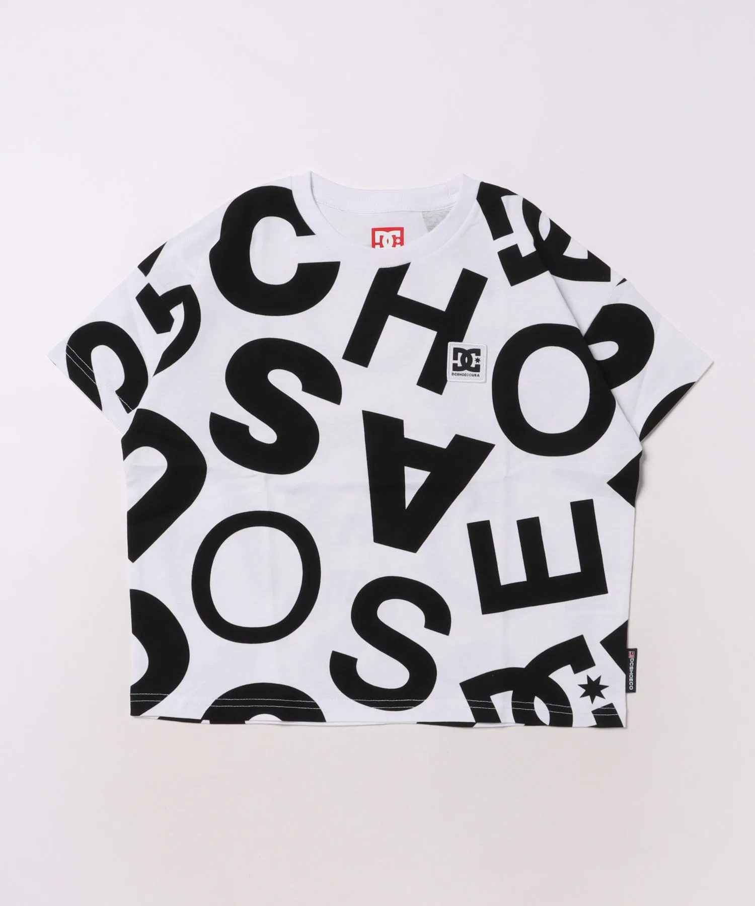 Детская футболка с принтом DC SHOES 24 KD ALLOVER белая — фото 3