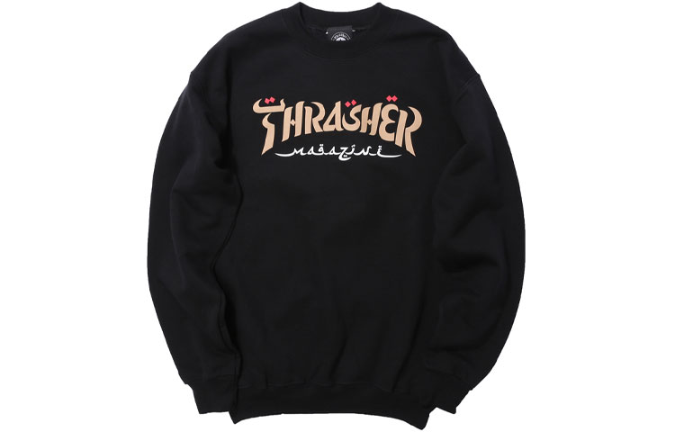 

Thrasher Толстовка унисекс, версия для США, черная