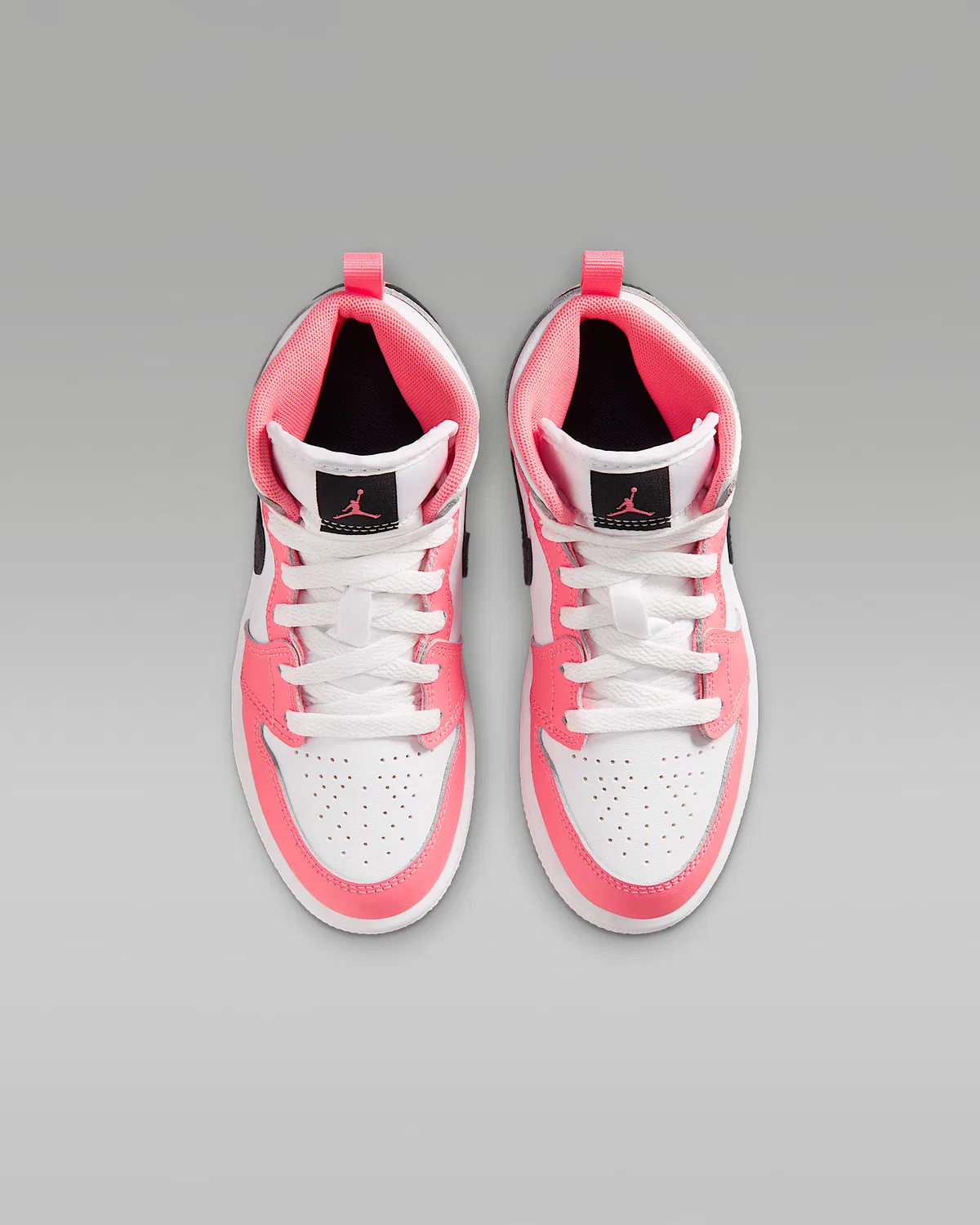 Кроссовки Jordan 1 Mid для малышей, Pink Gaze/White/Black — фото 4