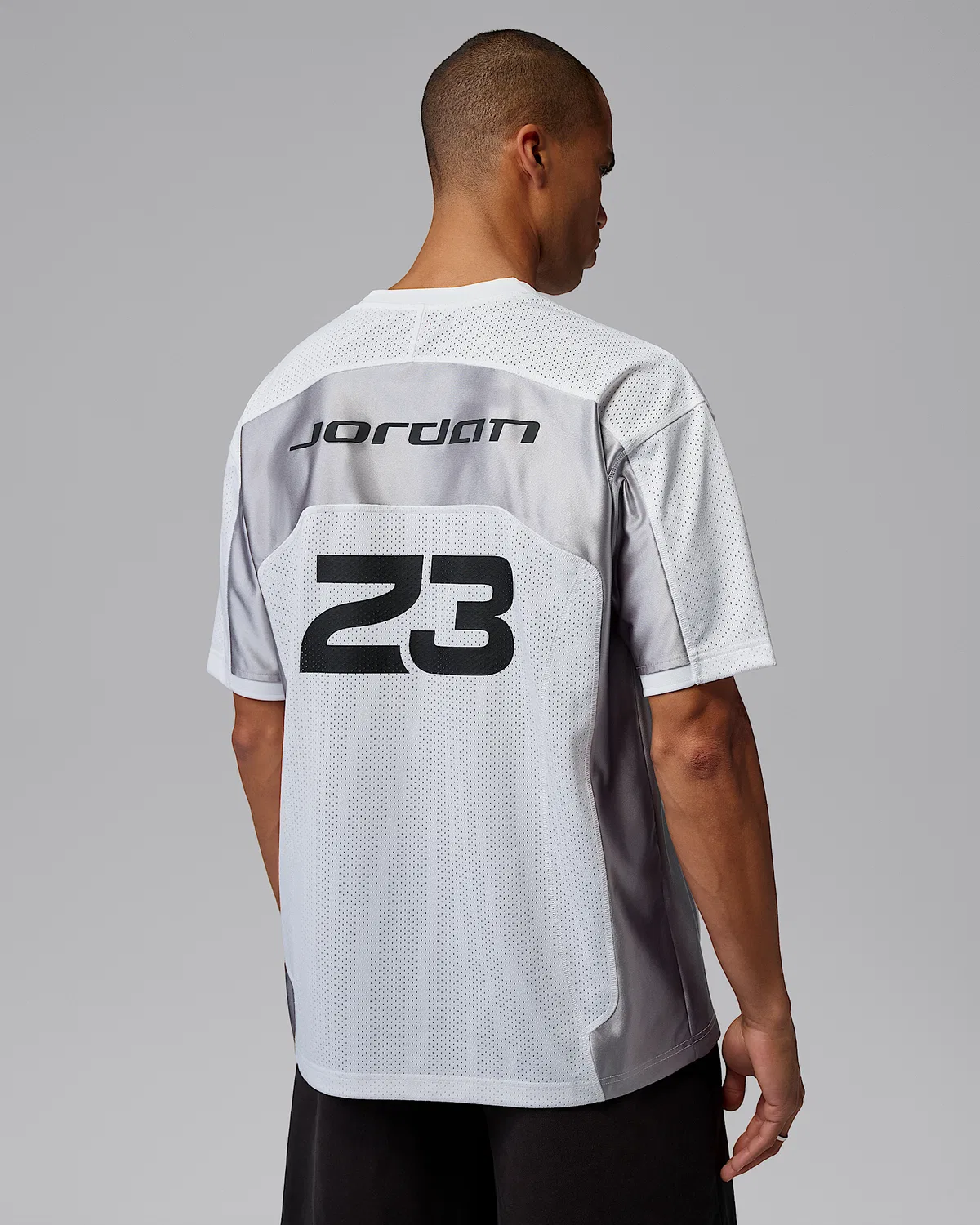 Мужская джерси Jordan Flight, White/Light Smoke Grey/Black — фото 2