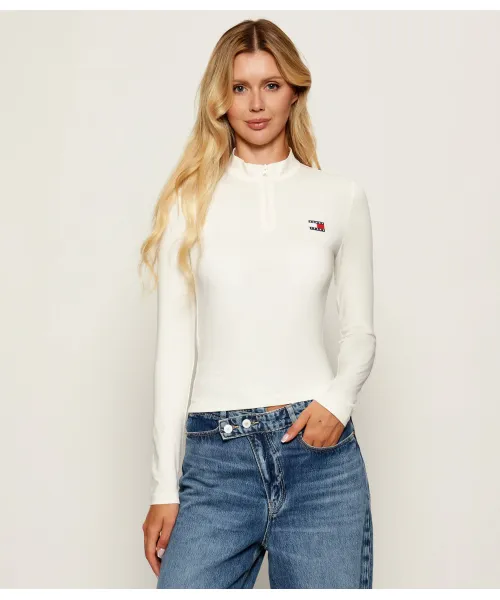 

Блуза Slim fit Tommy Jeans, бежевый