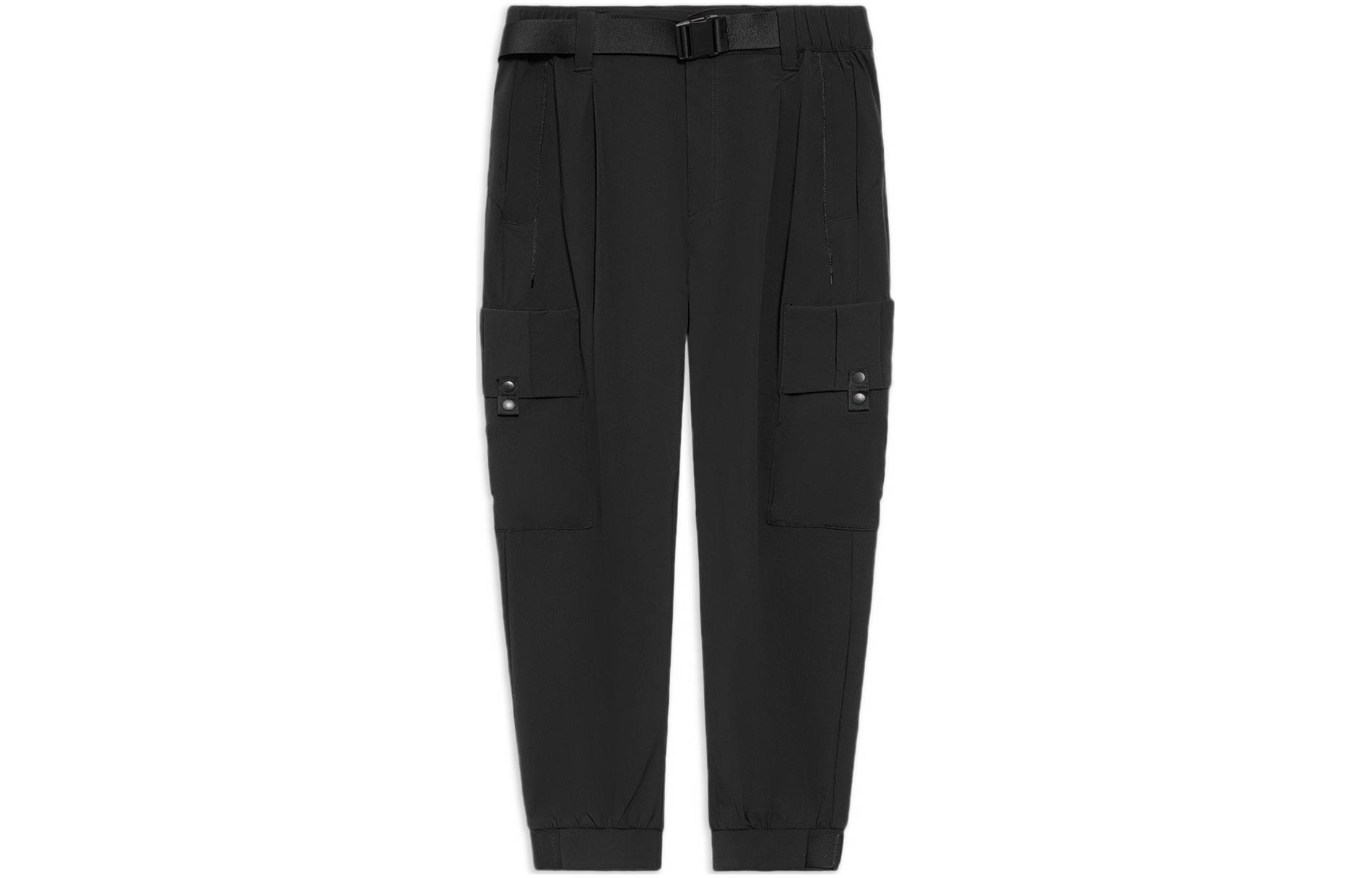 

Трикотажные спортивные брюки мужские черные LINING