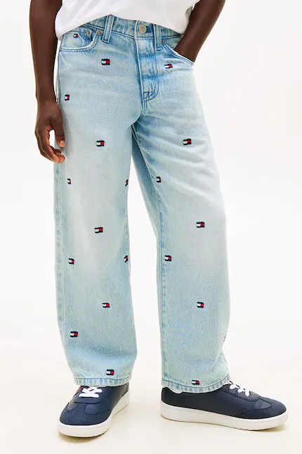 Джинсы багги Tommy Hilfiger, синий