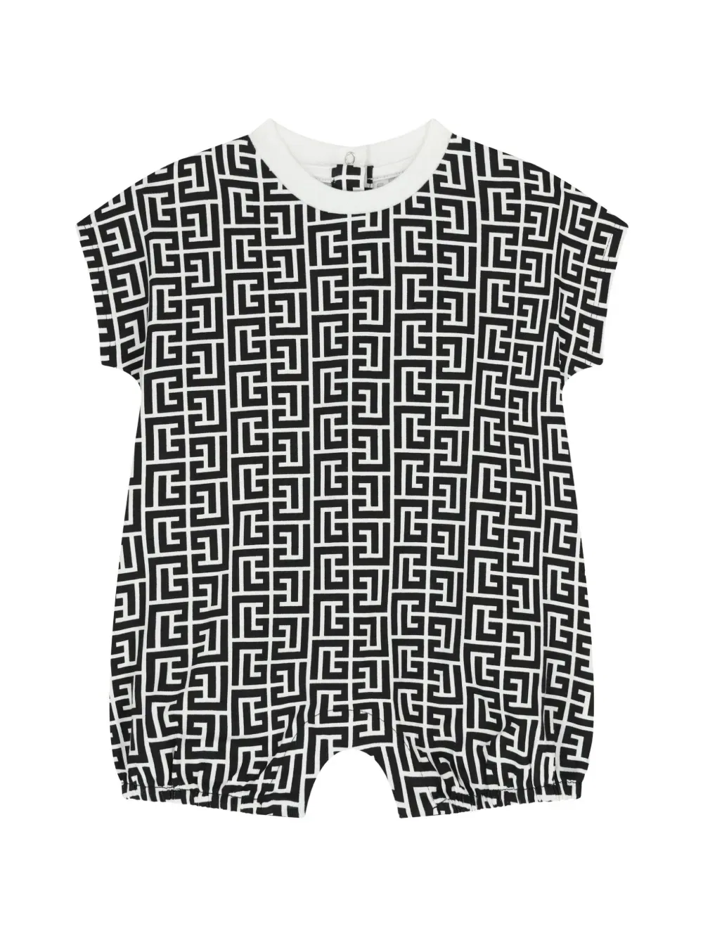 Комбинезон с монограммой Balmain Kids, черный