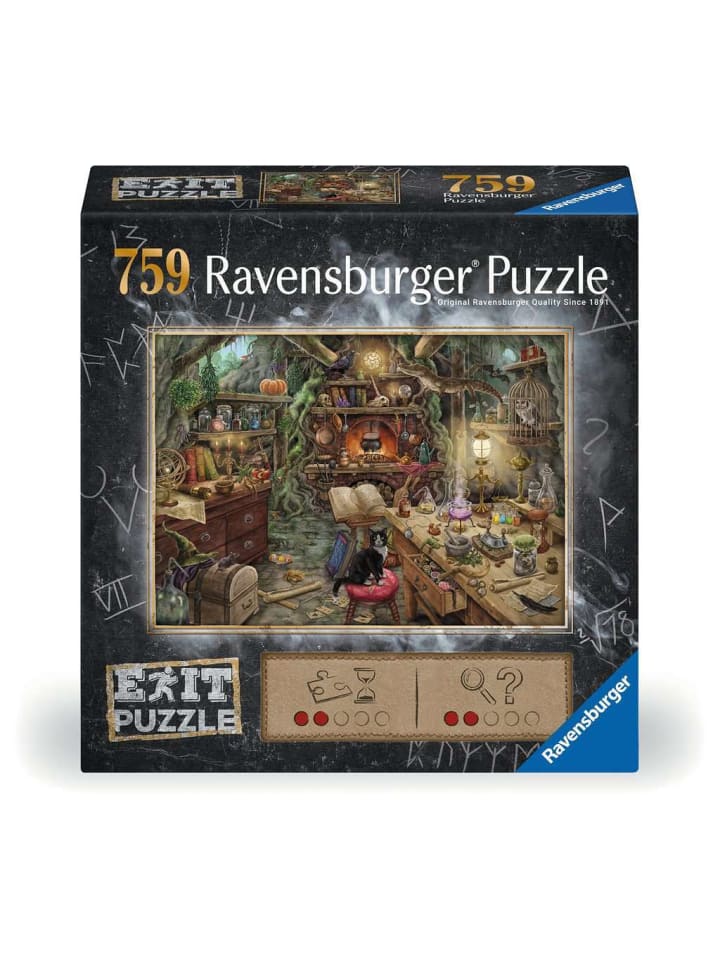 

Пазл Ravensburger, 759 деталей, «Ведьмина кухня» в красочном исполнении