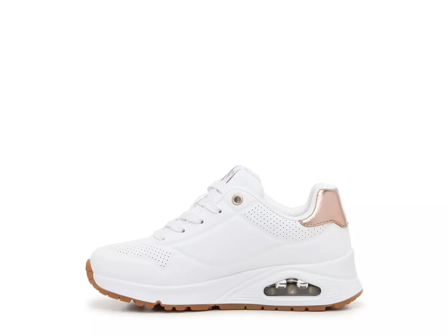 Uno Gen1 Butterfly Кроссовки - детские Skechers, White/Pink — фото 3