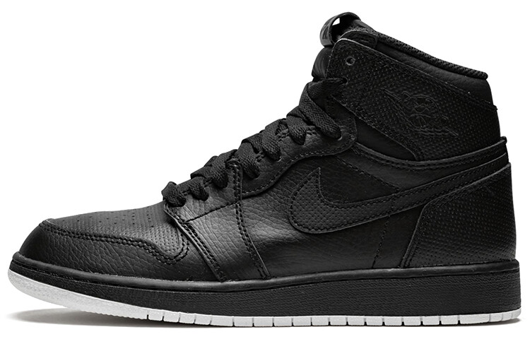 

Кроссовки Jordan 1 Retro High OG GS Black Perforated