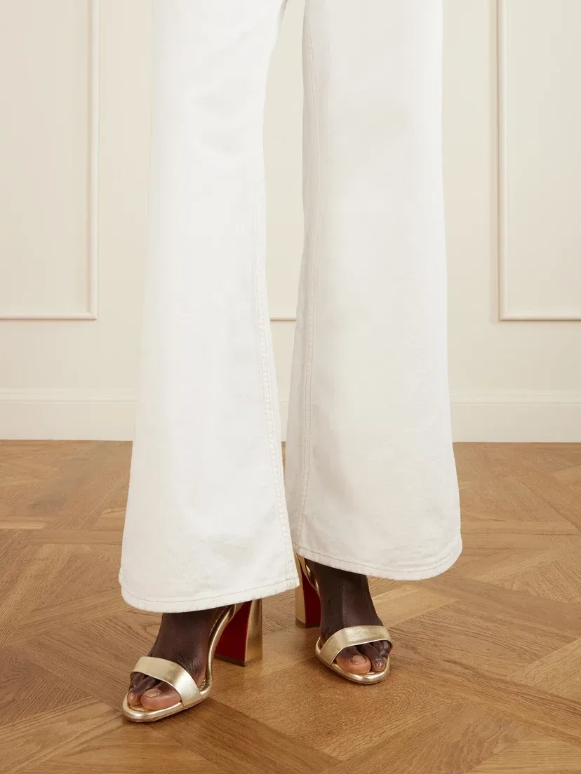 Сандалии Miss Jane 85 из металлизированной кожи Christian Louboutin, золотой — фото 2