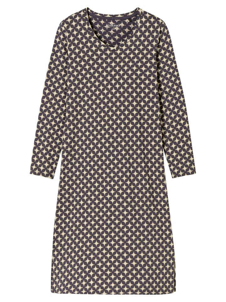 

Schiesser Ночная рубашка Comfort Essentials графитового цвета