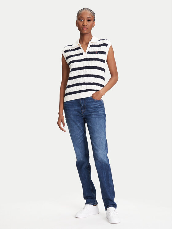 Облегающие джинсы WW0WW45684 Tommy Hilfiger, синий — фото 2