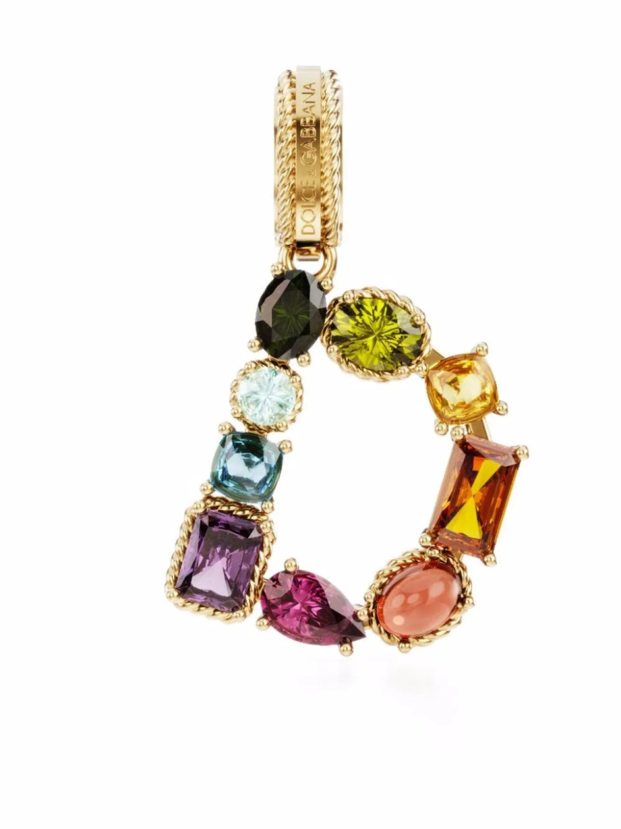 

Dolce & Gabbana подвеска Rainbow Alphabet D из желтого золота, золотой