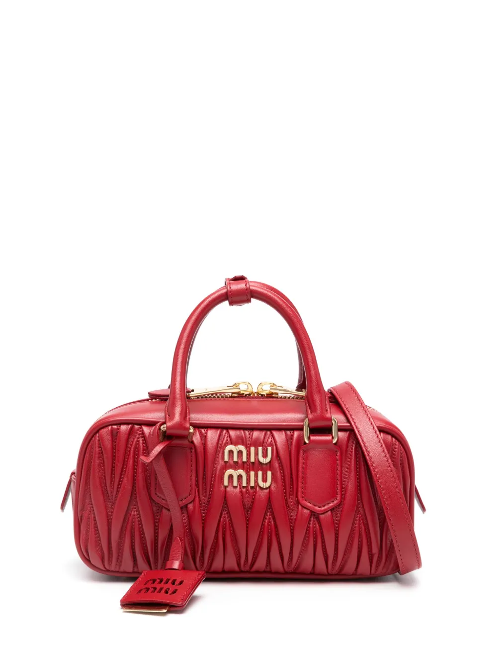 

Стеганая сумка Arcadie MIU MIU, красный