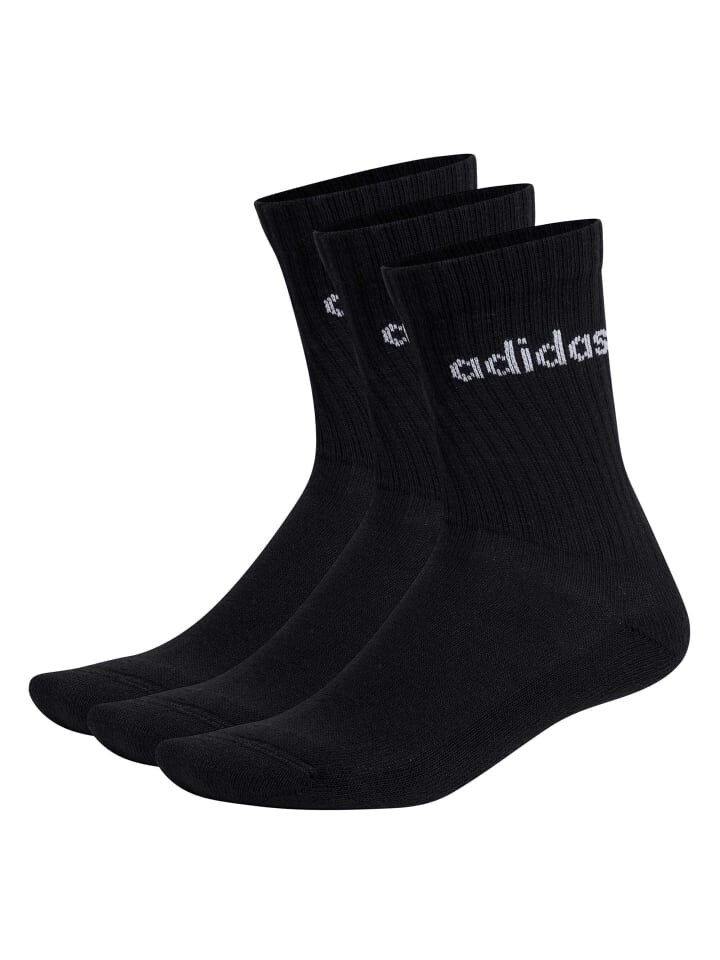 Носки adidas, черный/белый — фото 2