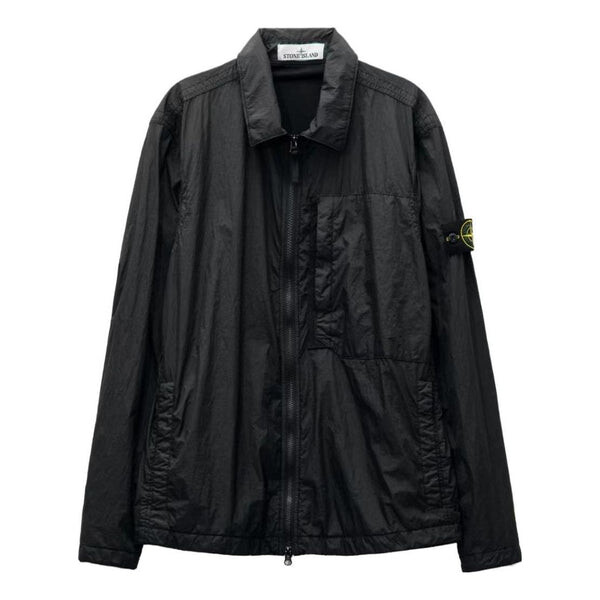 

Куртка overshirt 'black' Stone Island, черный