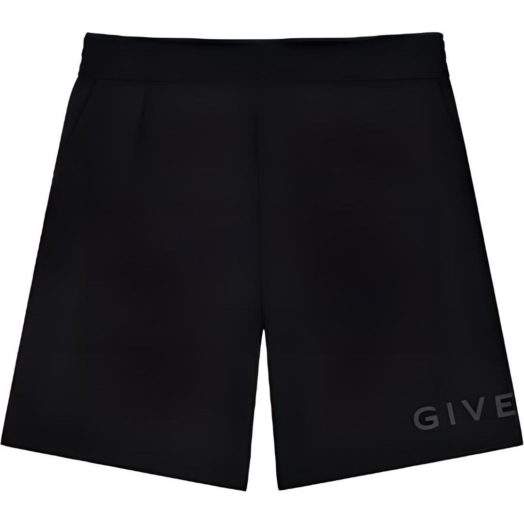 

Женщи короткие шорты повседневные черные Givenchy SS23