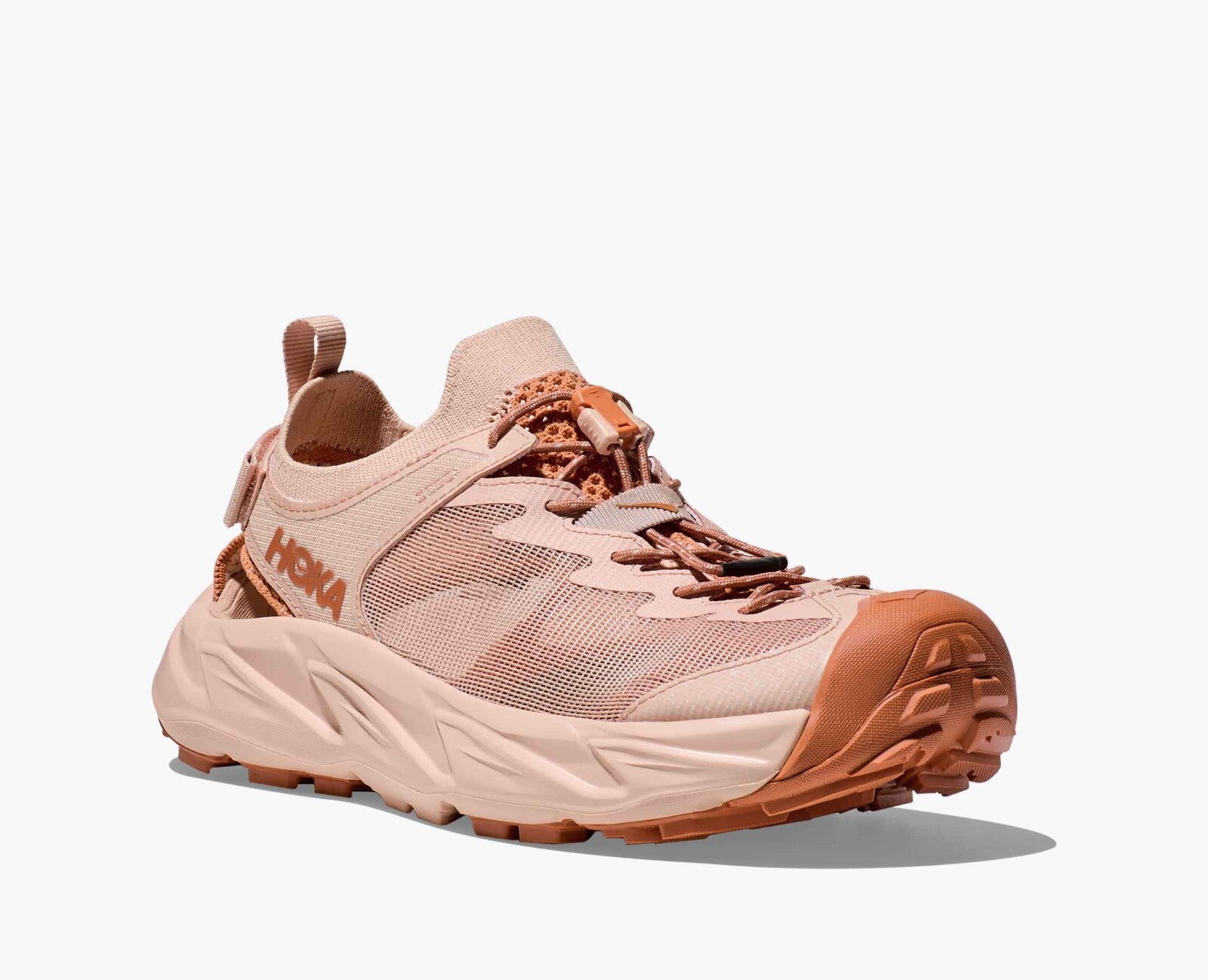 Hoka One One Hopara 2 1147670-CMCD Сандалии Женские 10 Крем Кедр Походные DWA371, коричневый