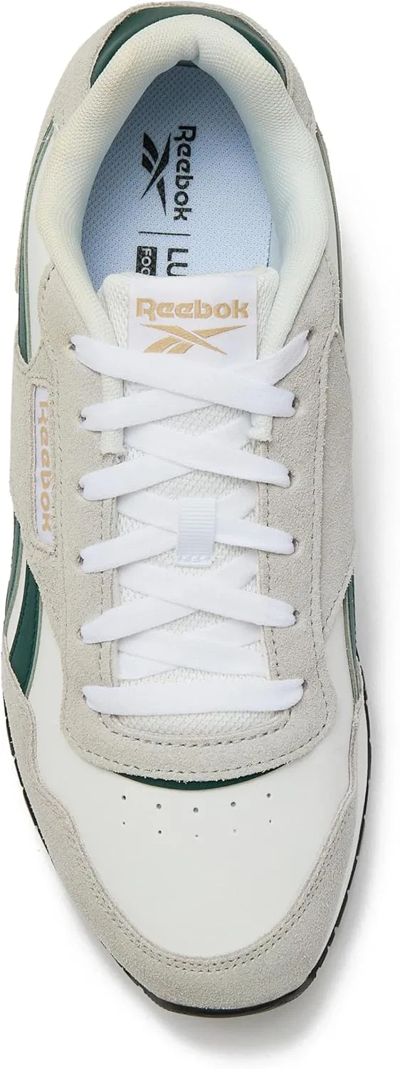 Кроссовки Reebok Unisex Glide, White Collegiate Green Grey 1 — фото 4