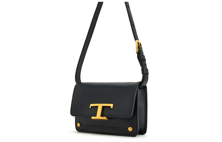 TOD'S Кожаная сумка через плечо, кроссбоди, слинг, поясная сумка Unisex Black — фото 2